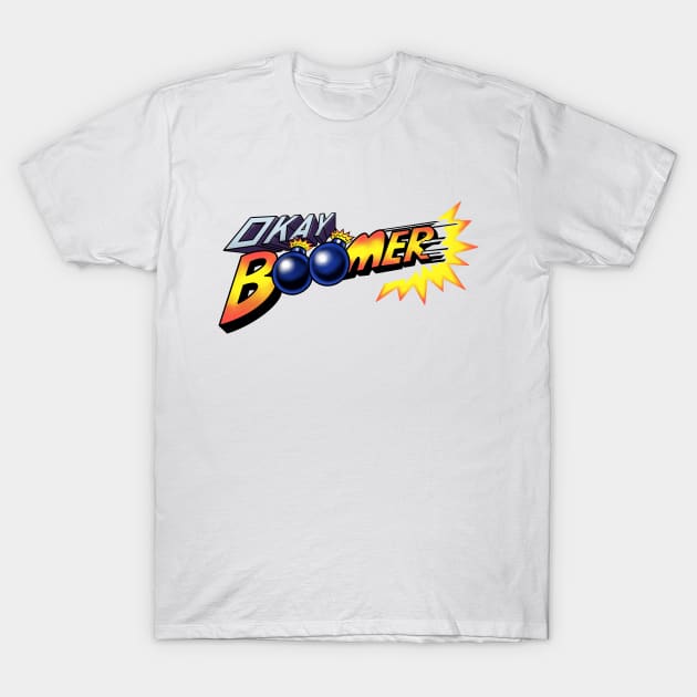 Okay Bomber-man! T-Shirt by Hojyn